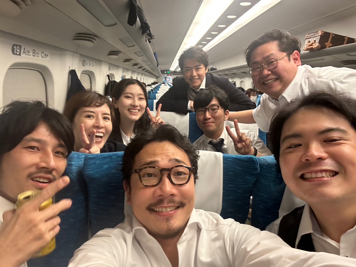 新幹線🚄院長は前乗り
