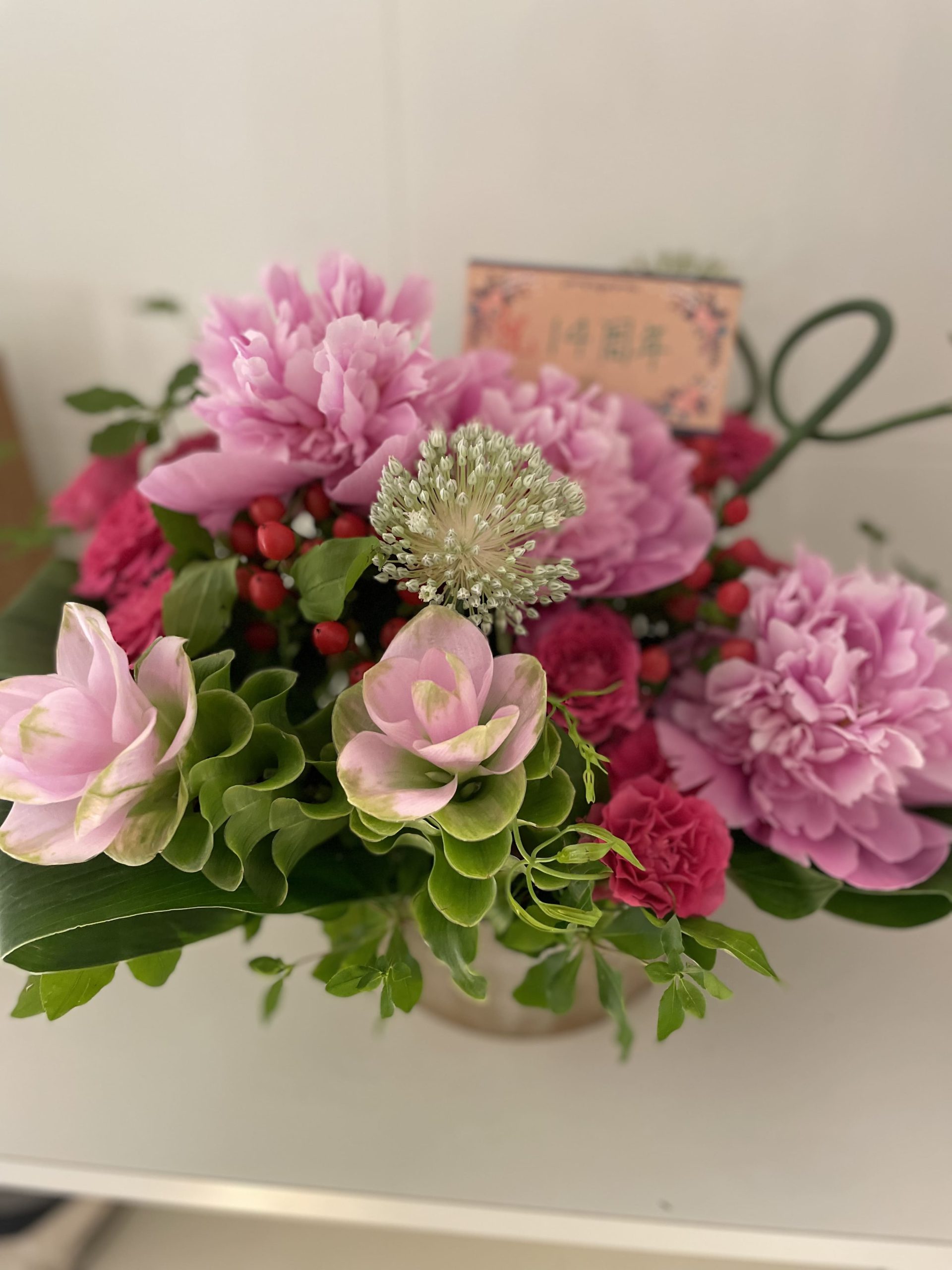 患者様に頂いたお花✨